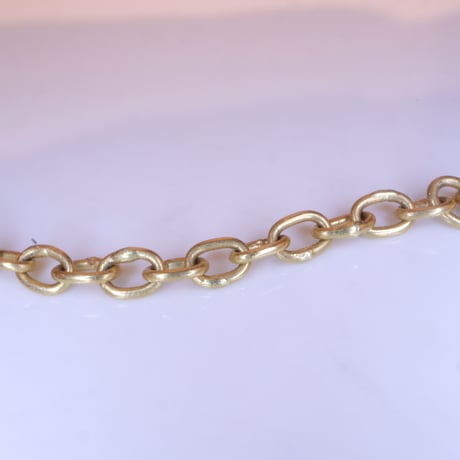 18K Gold Chain/Hand Made Chain no.111