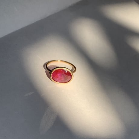 Ruby Ring 18k Gold