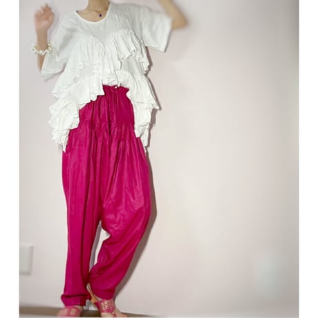 Fuchsia Pink  HAREM  PANTS