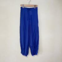 Blue Cotton Spangle Pants