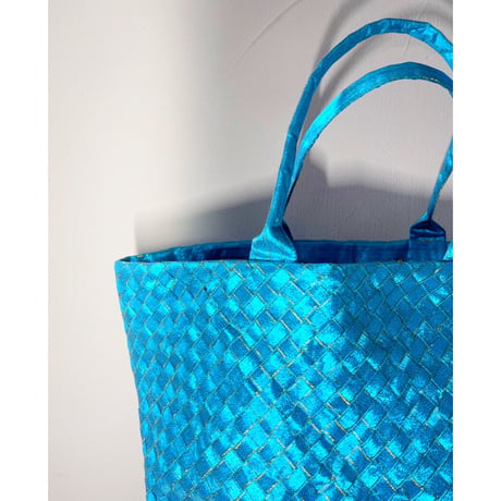Metalic Blue Marche BAG
