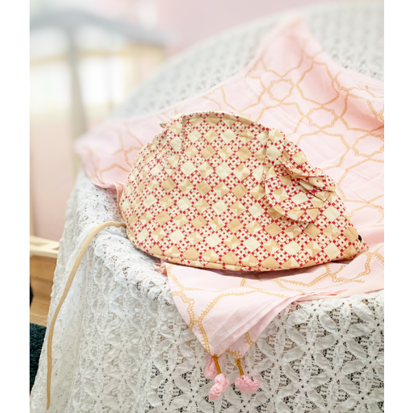 Soma ブロックプリント キルト ねずみバッグ | Virginieee Showroom
