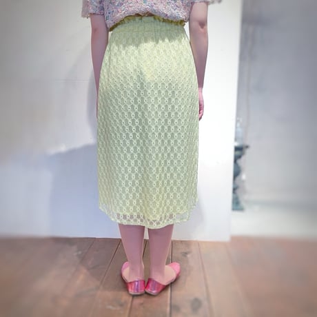Curve Skirt Lace Lemon
