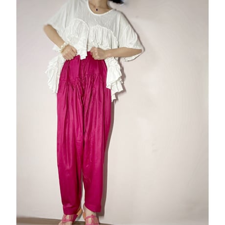 Fuchsia Pink  HAREM  PANTS