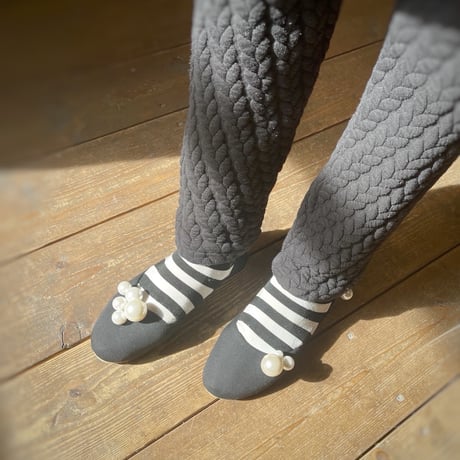 Virginieee Pearl Ballerina Shoes Type-B