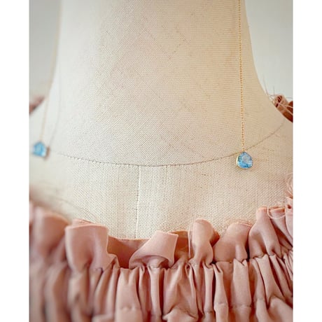 Blue Topaz Piarced Earrings