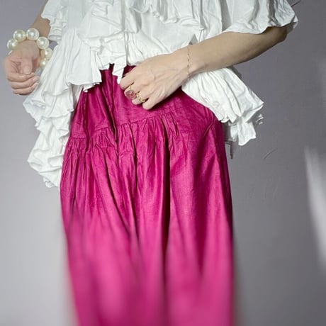 Fuchsia Pink  HAREM  PANTS