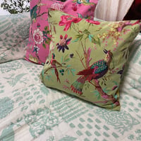 Olive クッションカバーBird&Floral