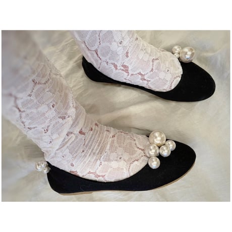 Virginieee Pearl Ballerina Shoes Type-B
