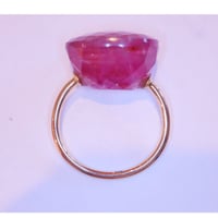 PinkTourmaline Candy Ring 10K 12号