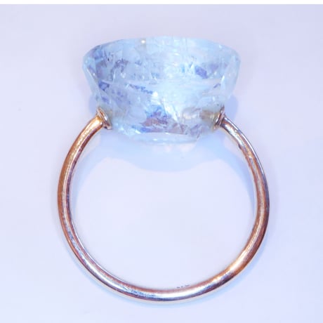 Aquamarine Candy ring 10K 12号