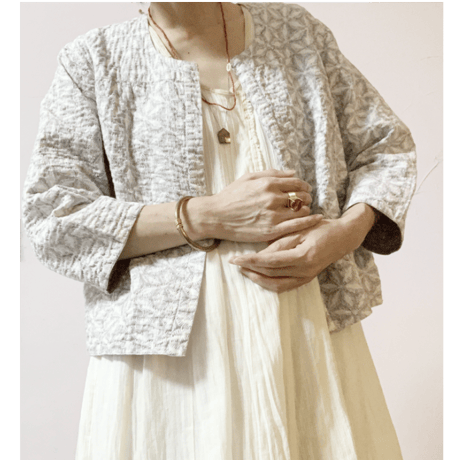 ANOKHI Cotton Quilted Jacket