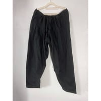 Black Cotton Harem Pants