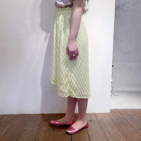 Curve Skirt Lace Lemon