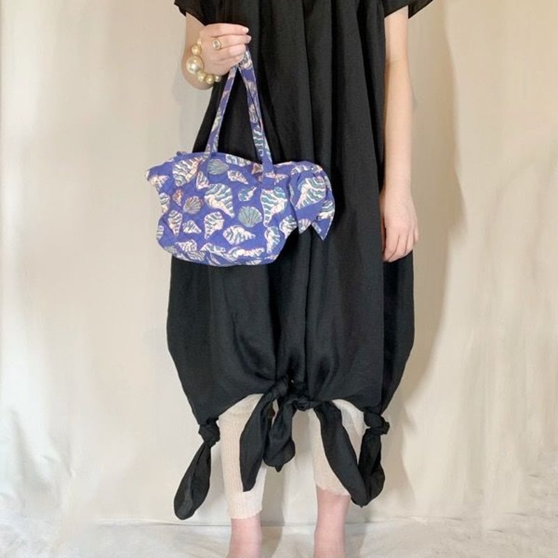 Soma ブロックプリント キルト ねずみバッグ | Virginieee Showroom