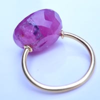 Pink Tourmaline Candy Ring