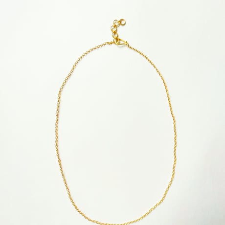 18K Gold Chain/Hand Made Chain no.111