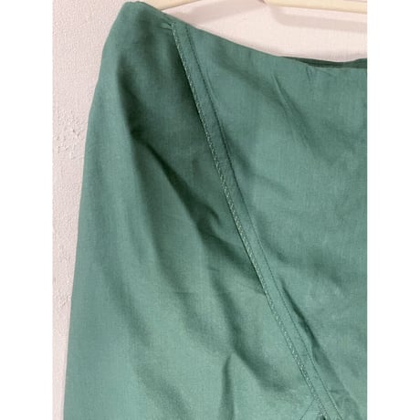 Smoky Green Overlap Pants