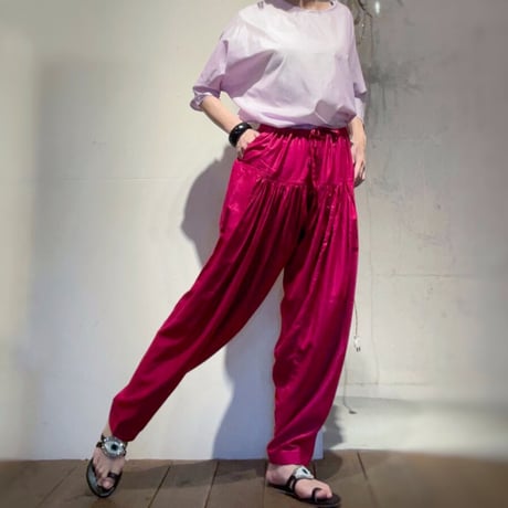 Fuchsia Pink  HAREM  PANTS
