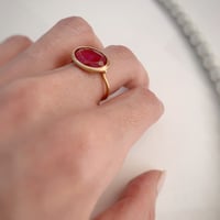 Ruby Ring 18k Gold