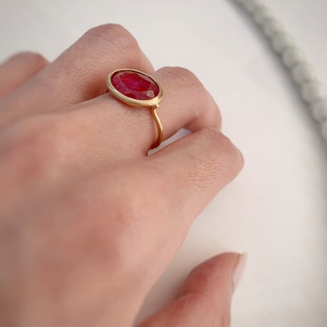 Ruby Ring 18k Gold