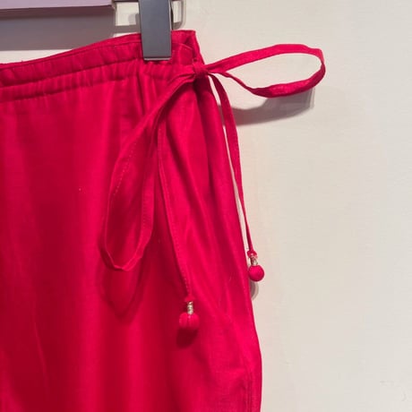 Red/ Chanderi PANTS