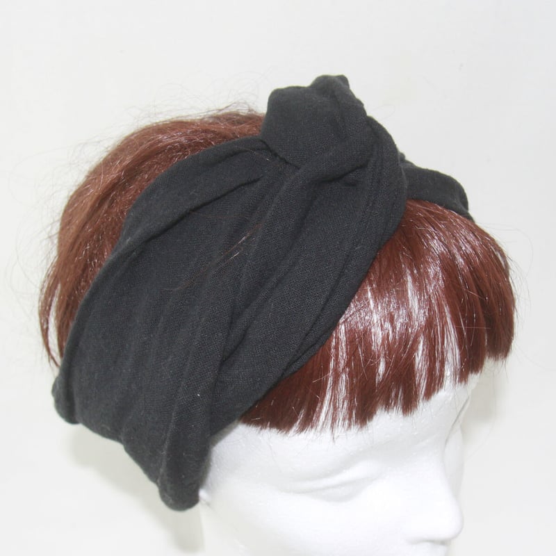 nimili / wire hair band】ヘアターバン（ワイヤー入）コットン