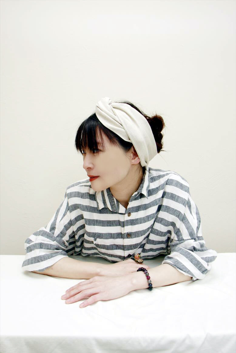 nimili / wire hair band】ヘアターバン（ワイヤー入）コットンリネン