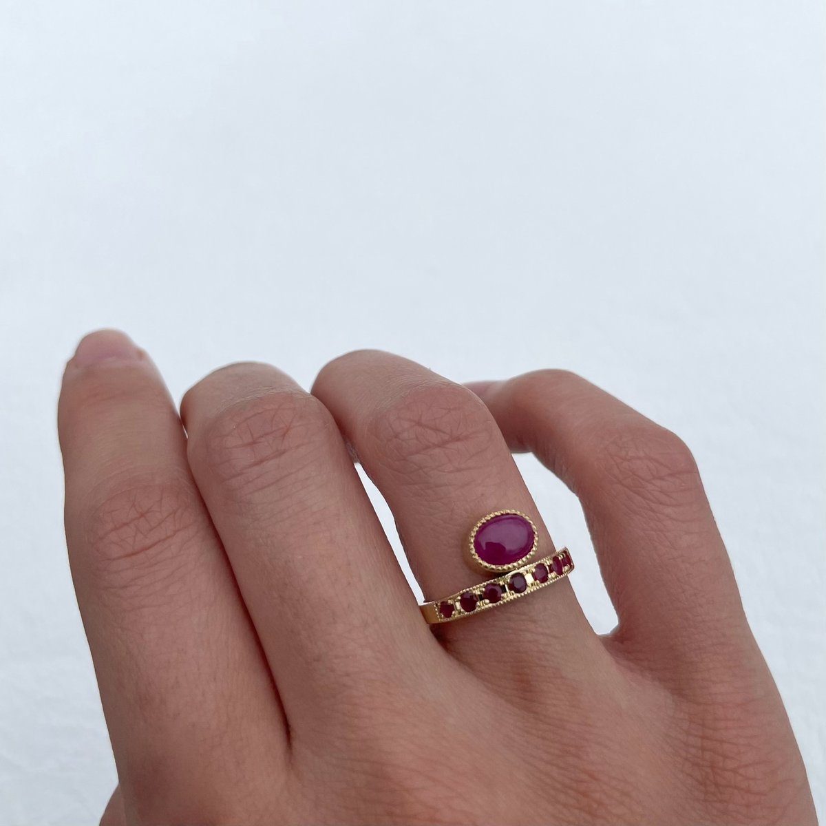 candy drop リング（ルビー） | CARCAJOU online store