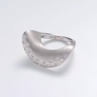 Petal リング (K18WG)