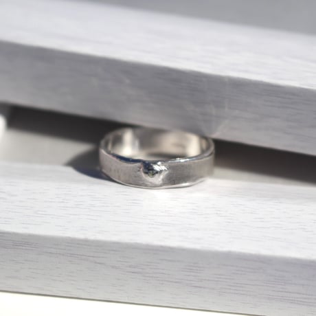 obi ring (シルバー色・小)　11号