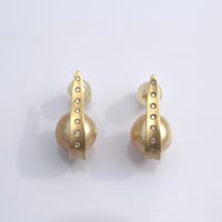 Waves II ピアス (K18YG)