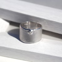 obi ring(シルバー色・大)　11号