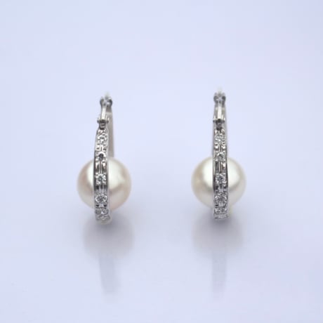Morning dew ピアス（プラチナ）
