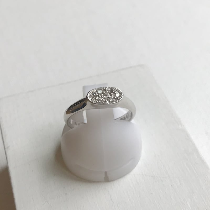 ☆よぉこ☆パヴェダイヤモンドピンキーリング K18 3.5号 ☆よぉこ☆パヴェダイヤモンドピンキーリング K18 3.5号 楽天市場