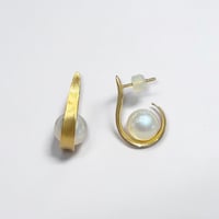 Waves II ピアス (ゴールド色)