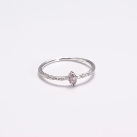 ⚫︎ピンクダイヤ⚫︎18kホワイトゴールド45cm 18金ピンクGダイヤネックレス 0．1ct: スクール・ホビー