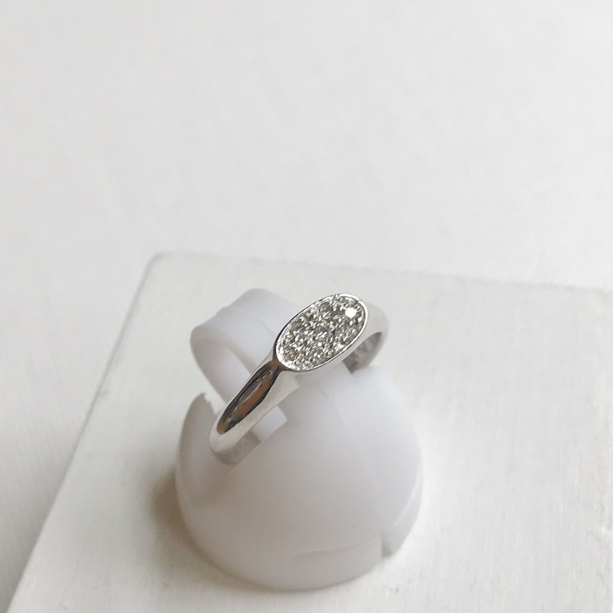 フルダイヤモンドパヴェピンキーリング ３号 K18PG 0.90ct ダイヤモンド パヴェ ピンキーリング | 日本最大級