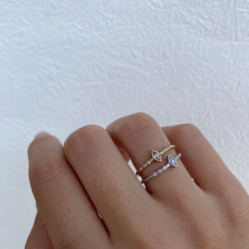 ピンクダイヤモンドリング (K14YG) | CARCAJOU online store