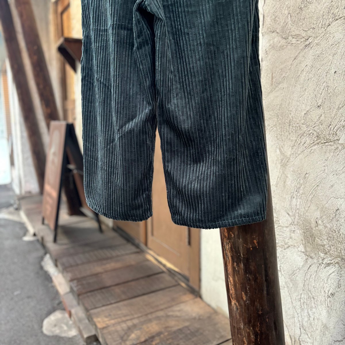 P-029 <v-green> 【Willow pants】 | CLOTH+CROSS