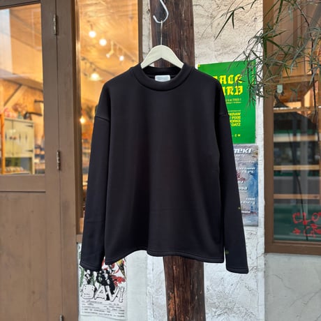 BOMBERHEAT Mock Neck Long T <black> 【soglia】