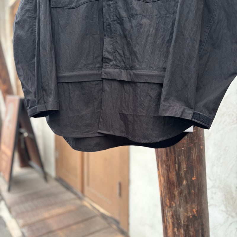 パラドックスZIPシャツ <black> 【BRU NA BOINNE】 | CLOTH+CROSS