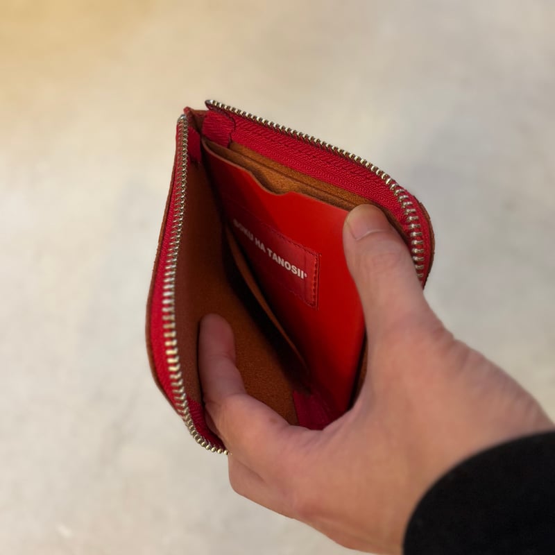 【BOKU HA TANOSII】レザーウォレット BOKU HA TANOSII ／ ボクタノウォレット 