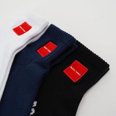 BOKUTANO SOCKS "LOGO Short"  【BOKU HA TANOSHII】