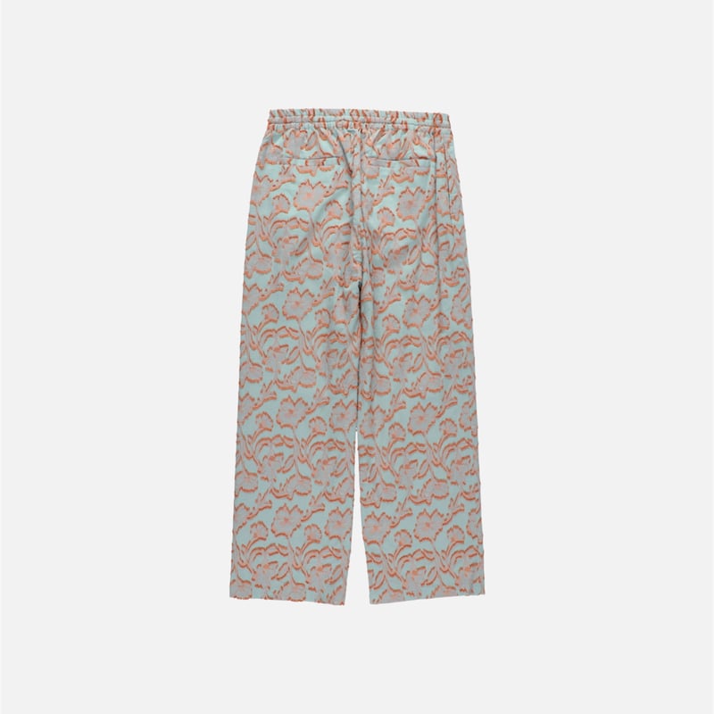 FLOWER JQD PANTS MINT 【Tuitaci】【朔】 | CLOTH+CROSS