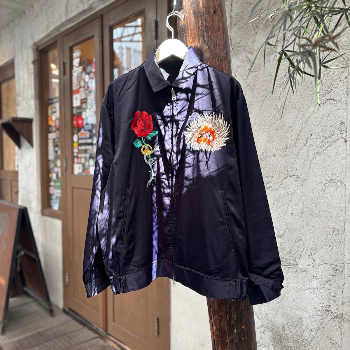 【BRU NA BOINNE】Chiken Heart Jumper BLK CHICKEN HEART JUMPER <black> 【BRU NA BOINNE】 |