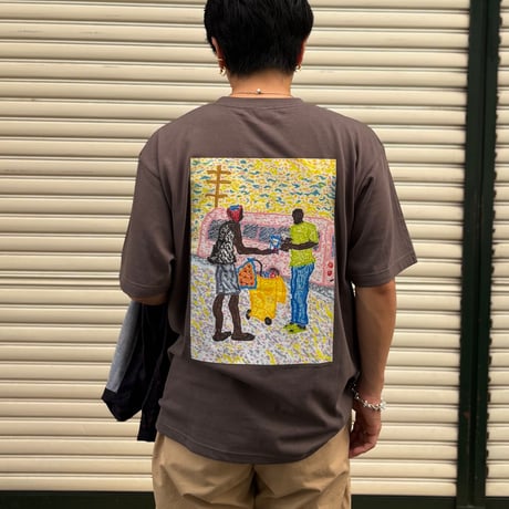 "JAMAICAN SCENE" T-SHIRTS <gray>【THE UNION】 【THE FABRIC】