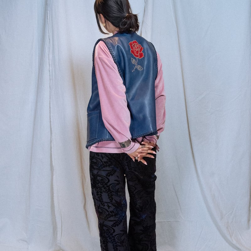 RYUKYU DYEING VELVET PANTS 【Tuitaci】【朔】 | CLOTH RYUKYU DYEING VELVET PANTS 【Tuitaci】【朔】 | CLOTH