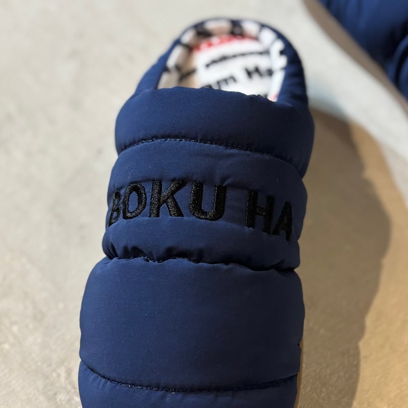 BOKU HA TANOSHII SUBU BLK 1番 BOKU HA TANOSII × SUBU ／ ボクタノパフサンダル <navy>【BOKU