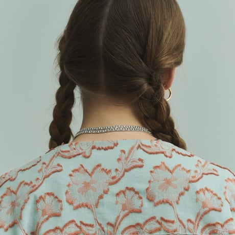 FLOWER JQD SHIRTS CARDIGAN MINT 【Tuitaci】【朔】